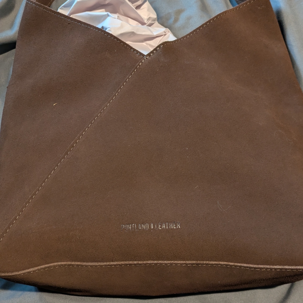 Portland Leather Brown Suede OS Naomi In Stagecoach